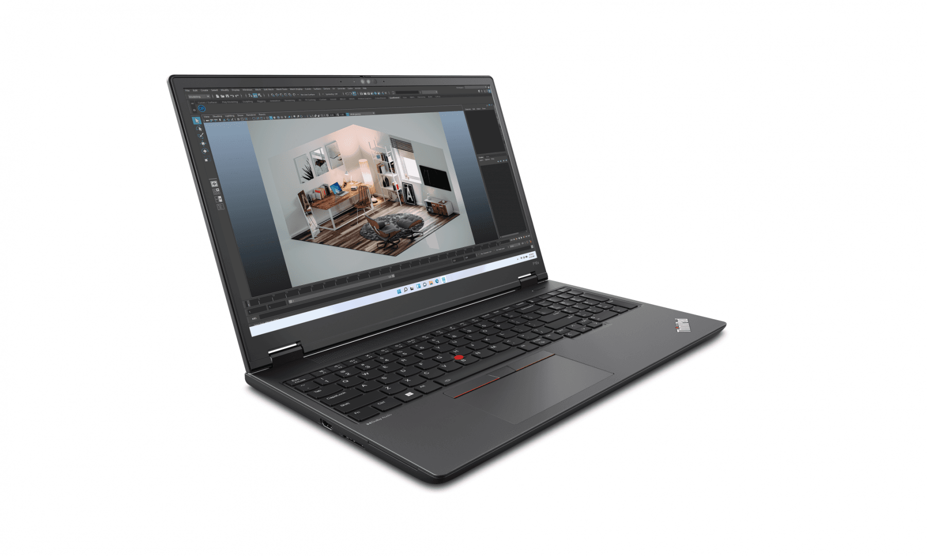 Laptop Workstation Lenovo ThinkPad P16v Gen 2, cu procesor Intel - 2