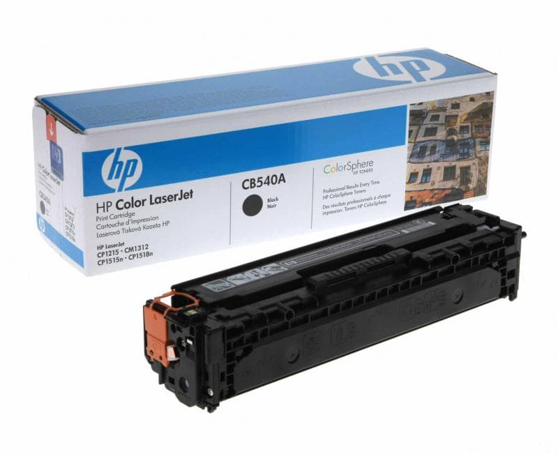 Toner HP CB540A, black, 2.2 k, Color LaserJet CM1312, ColorLaserJet