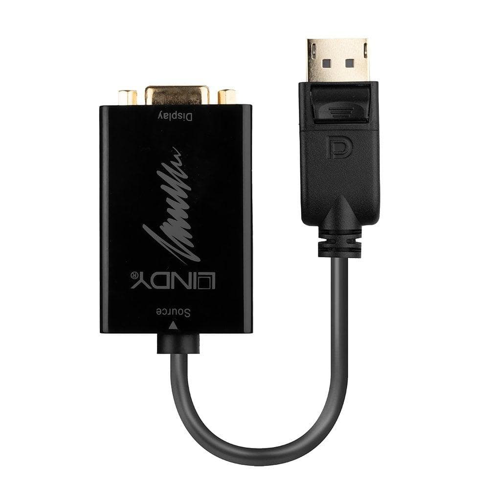 Adaptor Activ Lindy LY-41006, DisplayPort to VGA, negru - 3