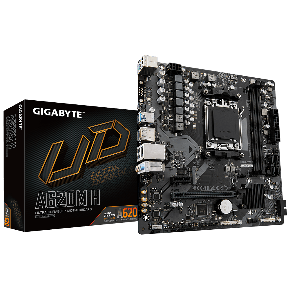 Placa de baza Gigabyte A620M H, Socket AM5, DDR5, Micro-ATX