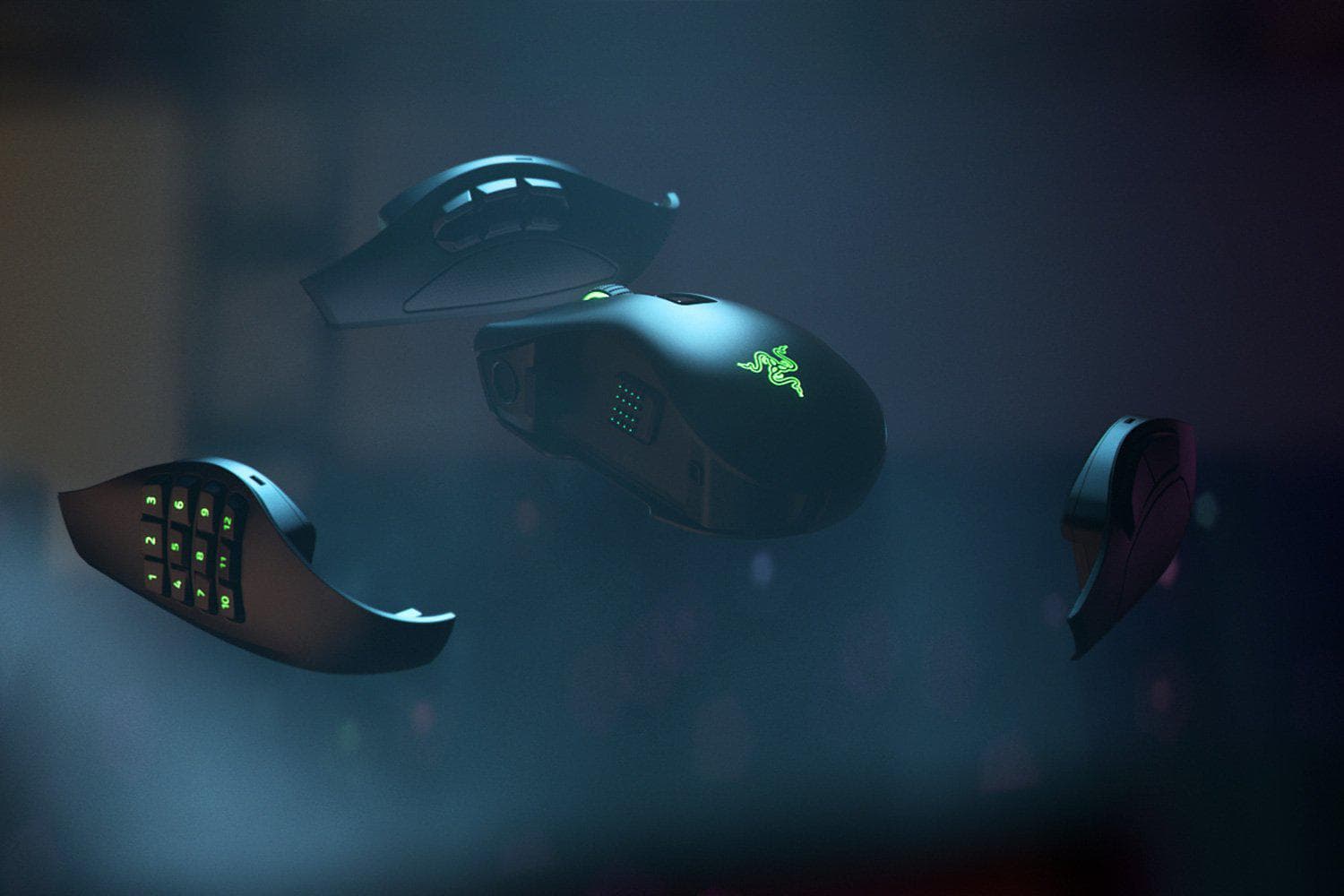 Mouse Razer Naga Pro, Wireless Gaming, negru - 4