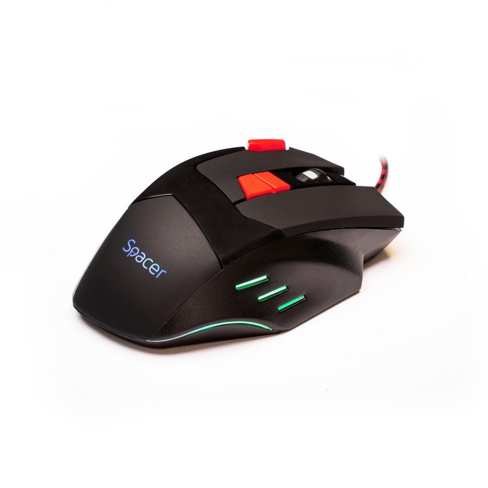 MOUSE Spacer Gaming SP-GM-02 cu fir, optic,1000/ 1600/ 2000/ 2400 - 3