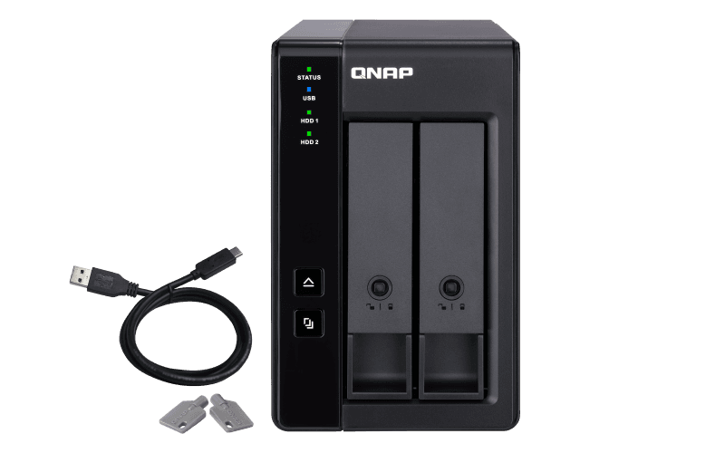 Extensie USB QNAP TR-002 2-Bay, 2.5/3.5 SATA 6Gbps HDD (neincluse),