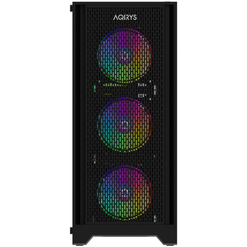 Carcasa AQIRYS Avior, RGB, Mid Tower, Black - 3