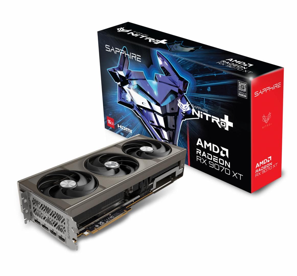 Placa video Sapphire Radeon RX 9070 XT, 16GB GDDR6, PCI - 2
