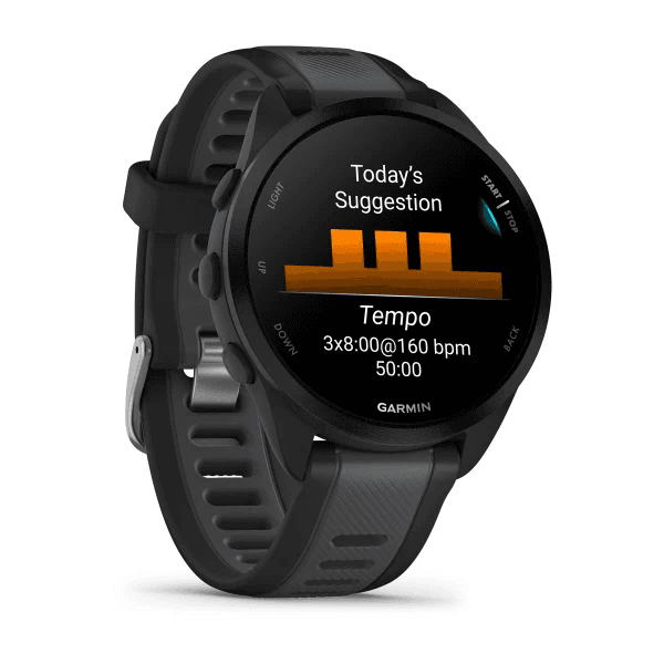 Ceas Garmin Forerunner 165, Black/Grey - 4