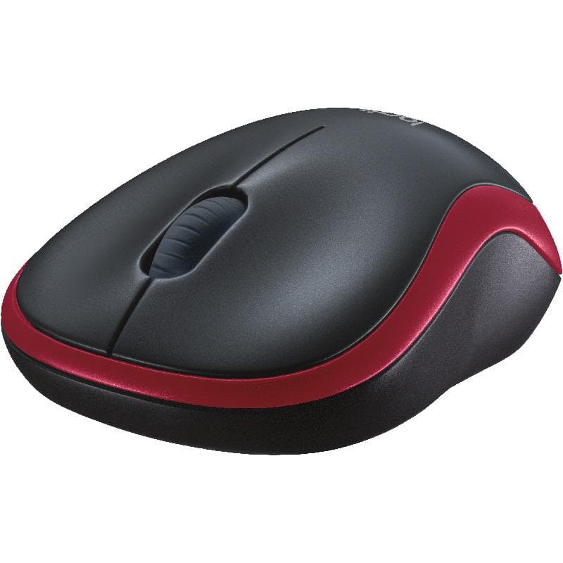 Mouse Logitech M185 Wireless, 1000 DPI, rosu - 3