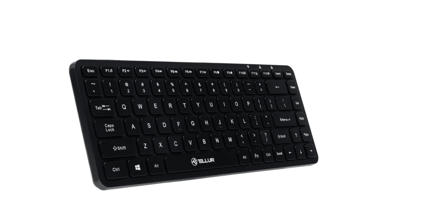 Tastatura wireless Tellur mini, numar taste 84, dimensiune 430 x - 2