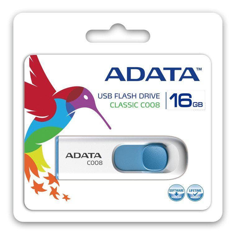 Memorie USB ADATA C008 16 GB, USB 2.0, Alb - 2