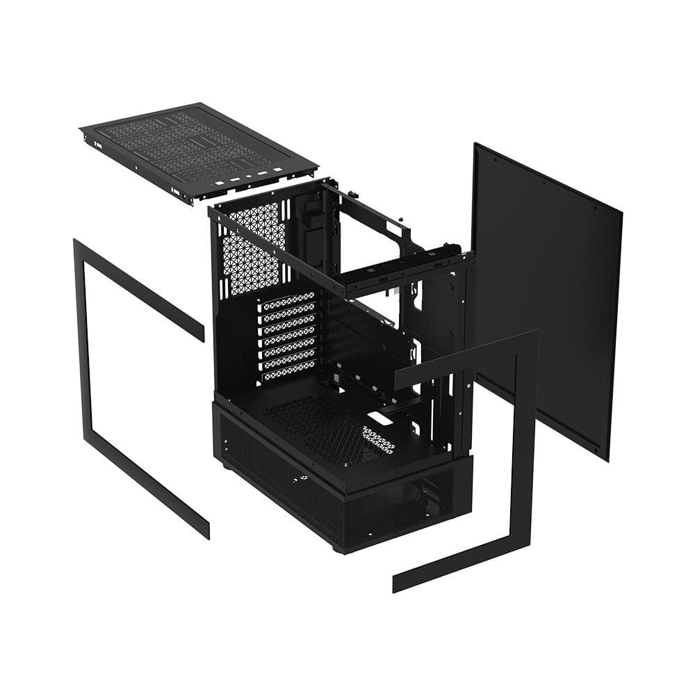 Carcasa 1STPLAYER MI7-A, Mid Tower, Black - 4