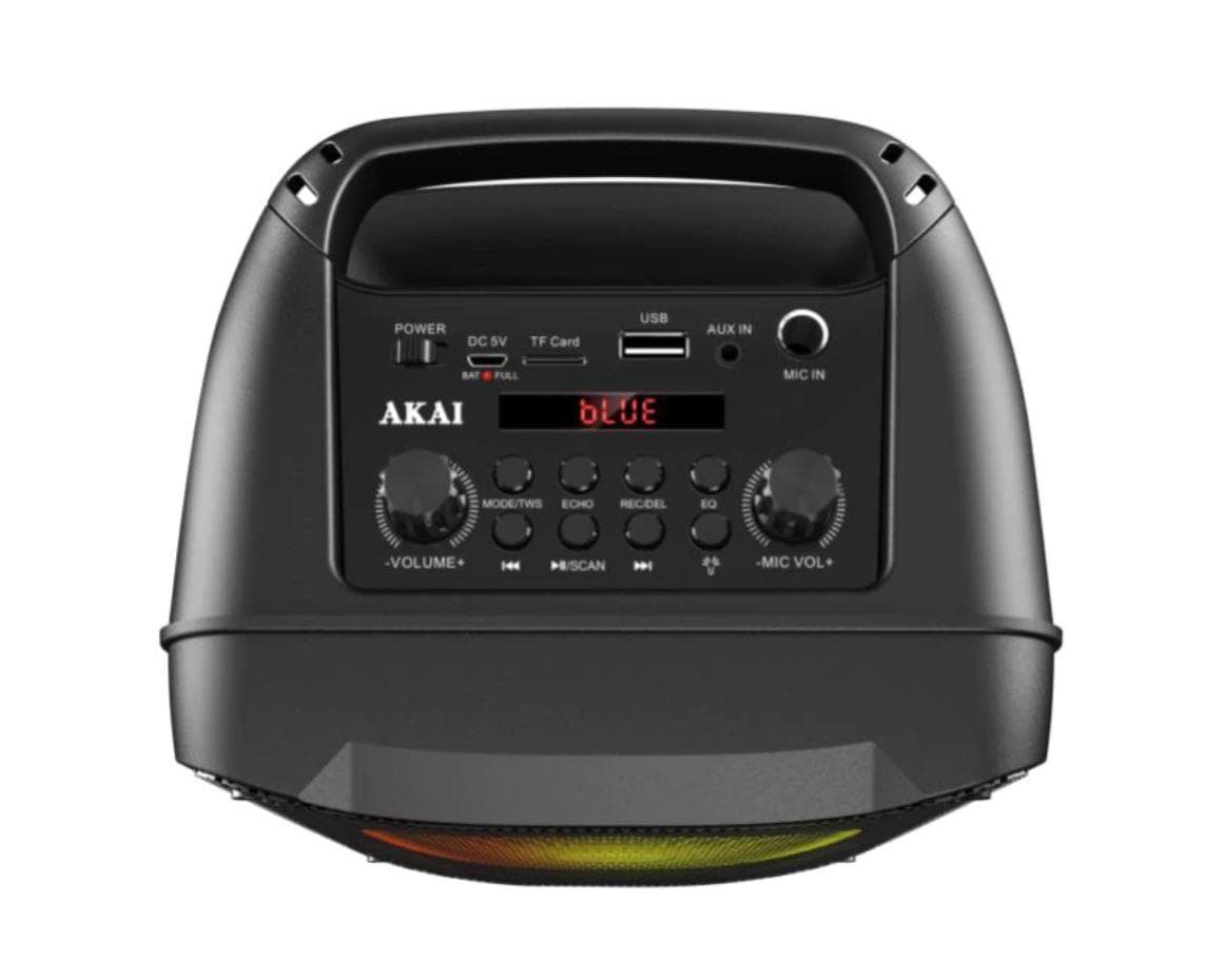 Boxa portabila Akai ABTS V10, Bluetooth 5.0, putere 10W, baterie - 2