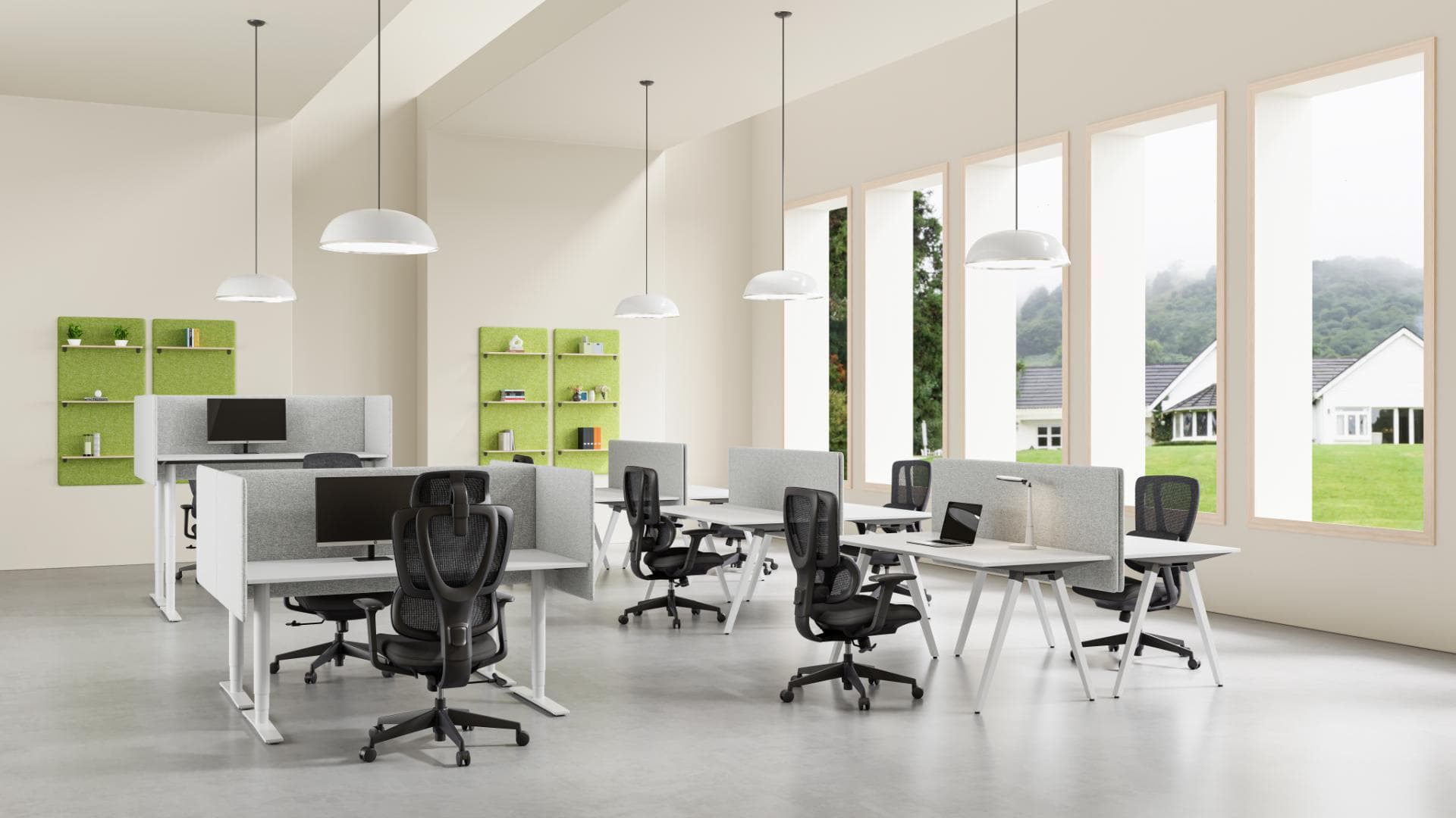 Scaun birou Serioux Aeromesh, Dimensiuni (LxAxÎ): 68,5x67x111-119cm, Capacitate greutate: 150 - 6