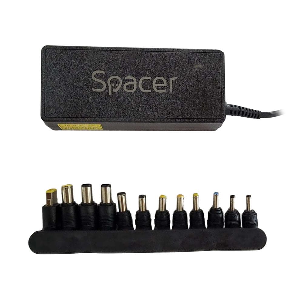 Incarcator laptop universal Spacer, 90W comutare automata tensiune – compatibil