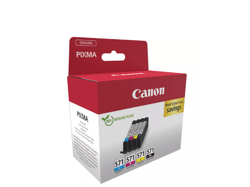 CANON pachet cerneala CLI-541, black (7ml), cyan (7ml), magenta (7ml),