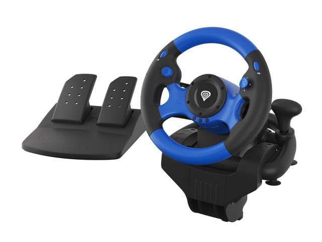 Volan Genesis cu fir Seaborg 350, interfata USB, 15 butoane, - 4