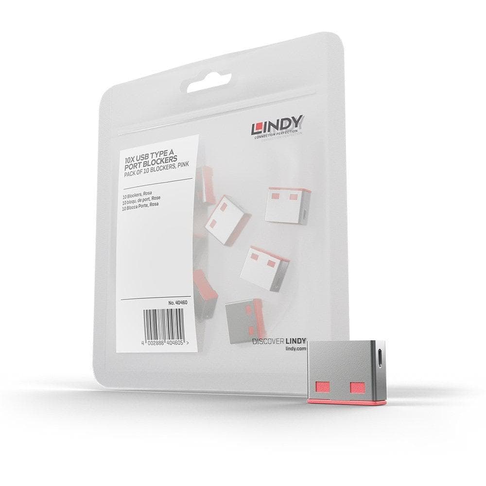 Adaptor USB Locks Lindy, 10 USB, alb - 2