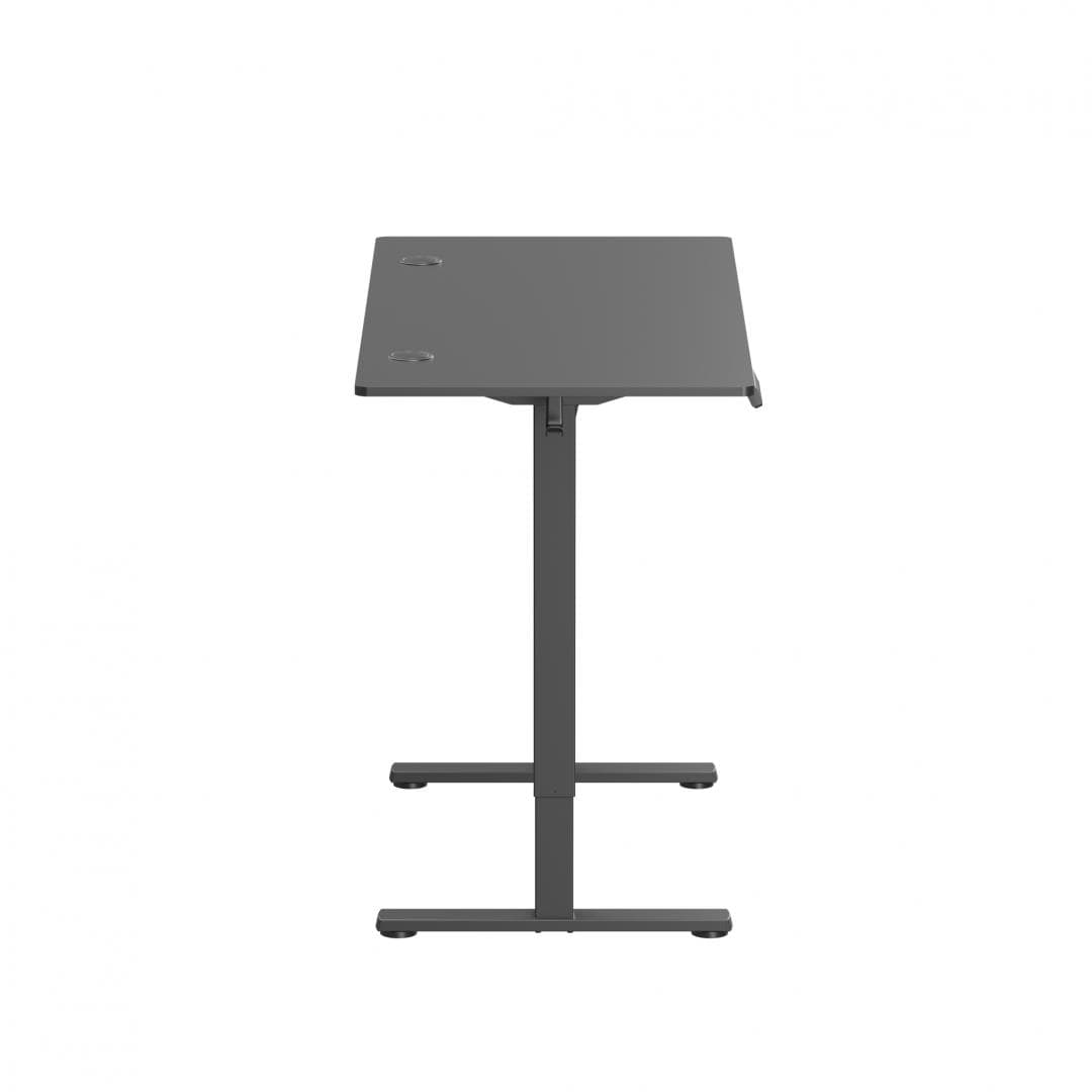 Birou Ascend cu reglare inaltime electric, negru, 1200x600x730~1180 mm, Capacitate - 4