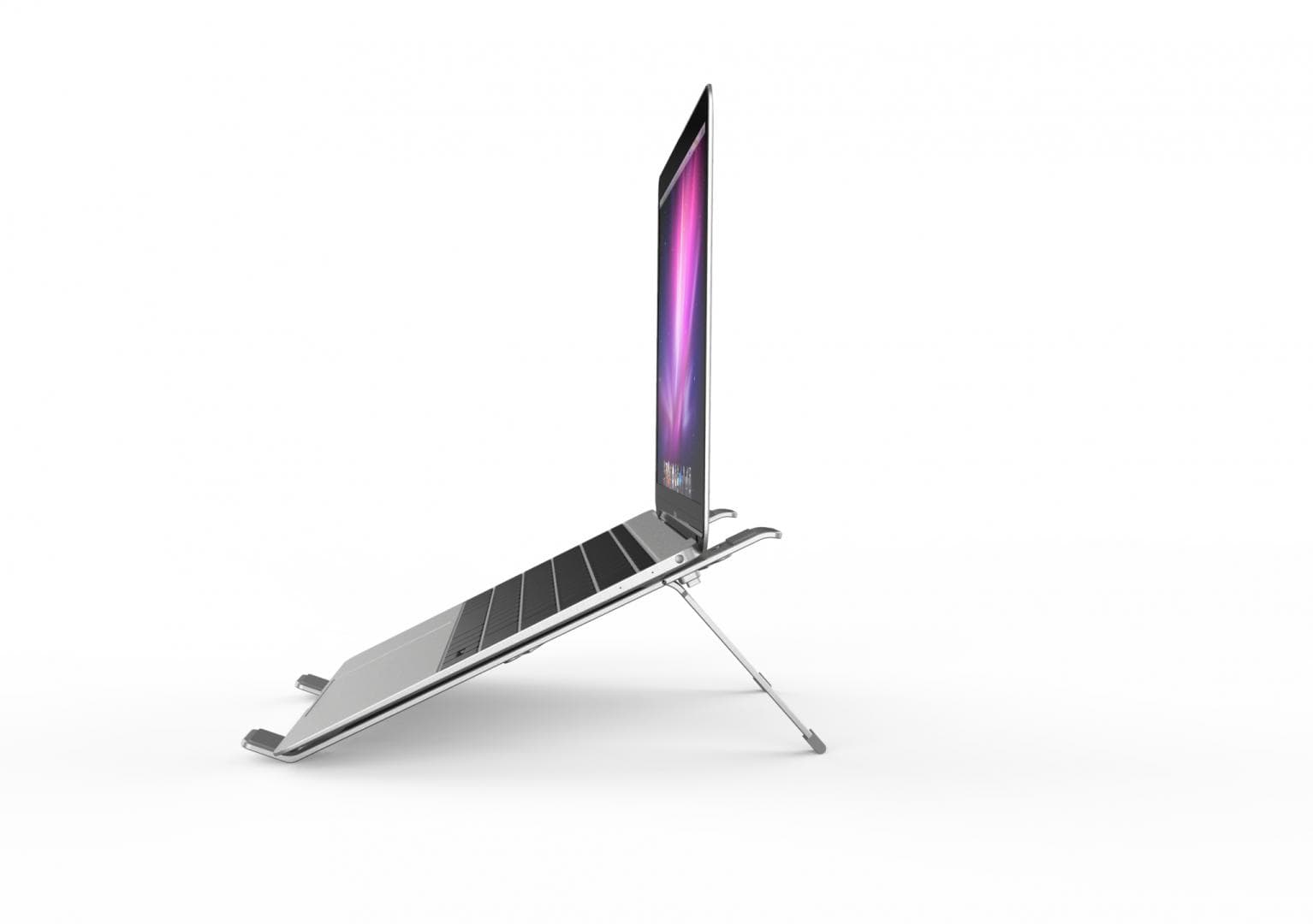 Suport laptop Serioux, SRXNCPU2, material aluminiu, dimensiune deschisă: 190x250x4mm,dimensiune pliată: - 5