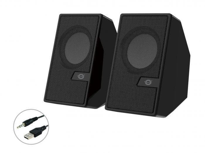 CONCEPTRONIC BJORN02B 2.0-Channel Computer Speaker with Bluetooth, 6W, 63 x - 2