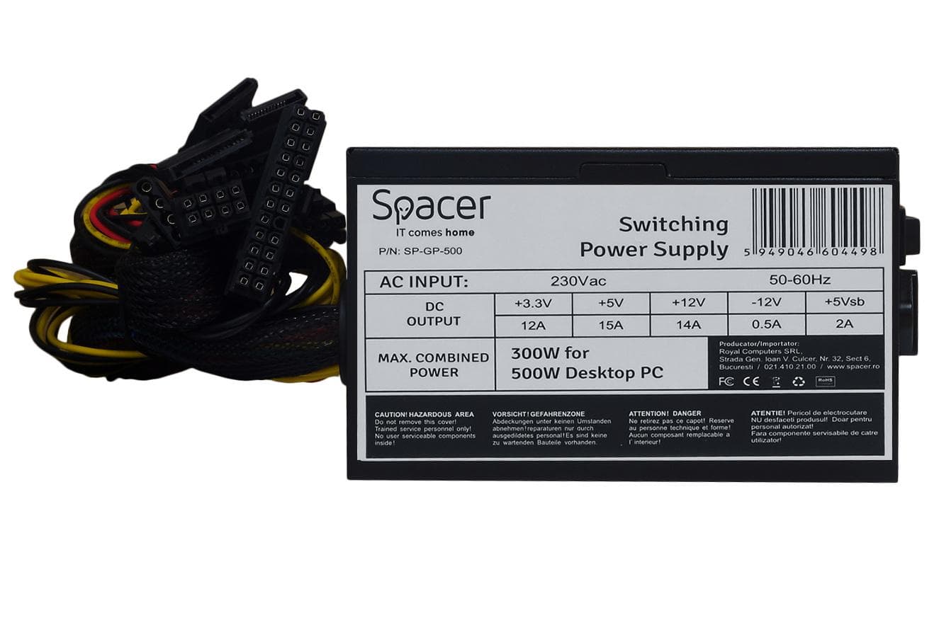Sursa Spacer GP-500, 300W - 3
