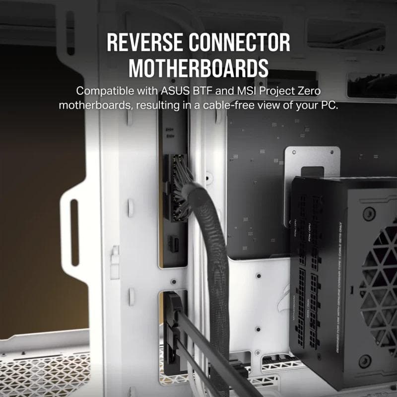 Carcasa CORSAIR 6500X, RGB, Mid Tower, White - 5