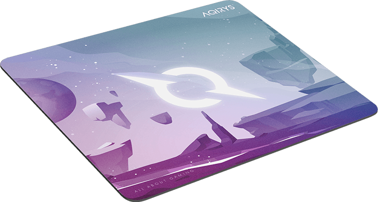 Mousepad AQIRYS Gravity Medium, fabricat din material din microfibra, dimensiuni