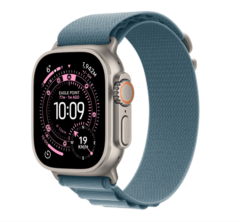 Apple Watch Ultra 3 GPS + Cellular 49mm Natural Titanium Case with Light - 2