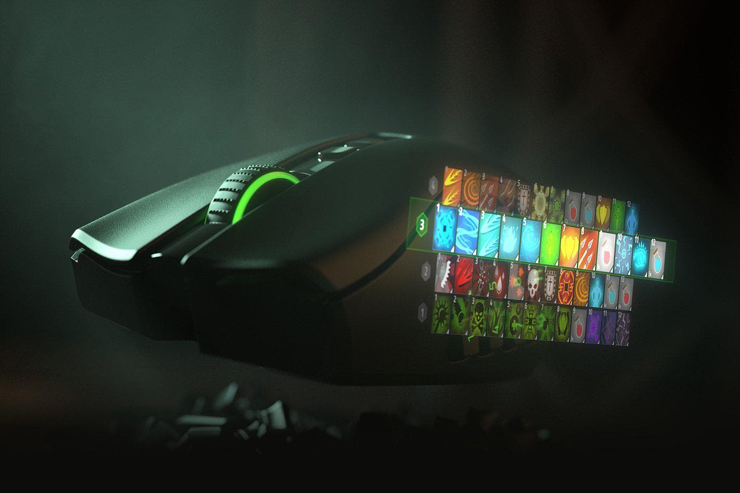 Mouse Razer Naga Pro, Wireless Gaming, negru - 3