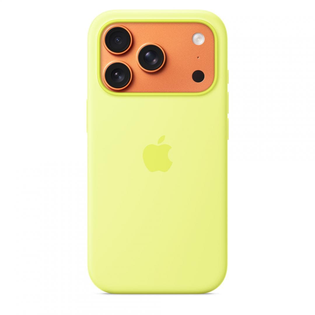 iPhone 17 Pro Silicone Case with MagSafe - Neon Yellow - 2