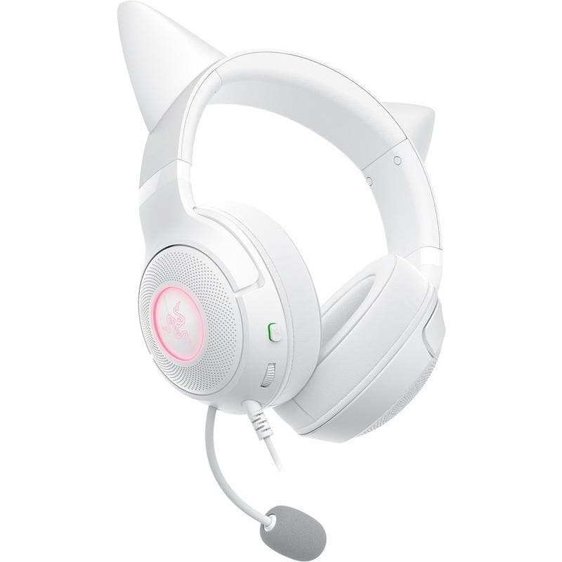Casti Gaming Head-band RAZER Kraken Kitty V2, Wired, Alb - 2