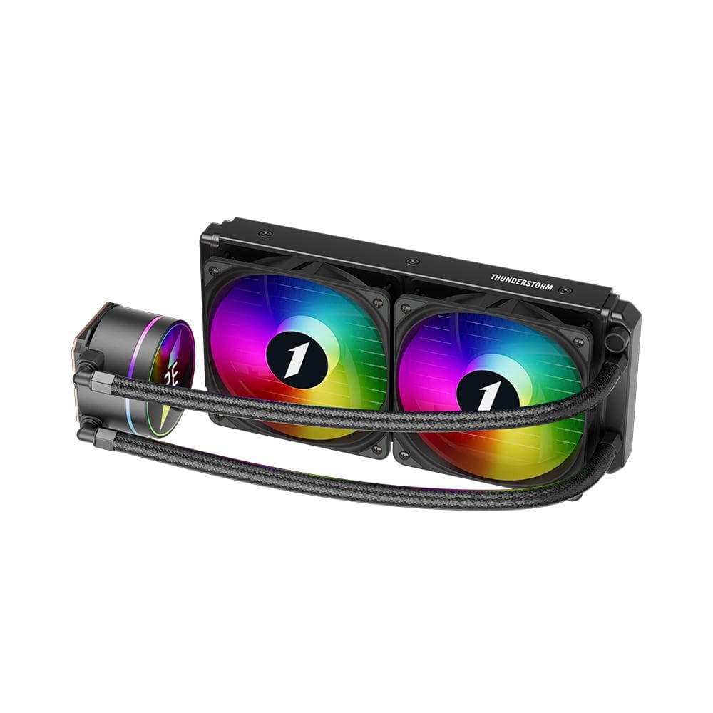 Cooler Procesor 1STPLAYER THUNDERSTORM TS3 240 NEGRU - 2
