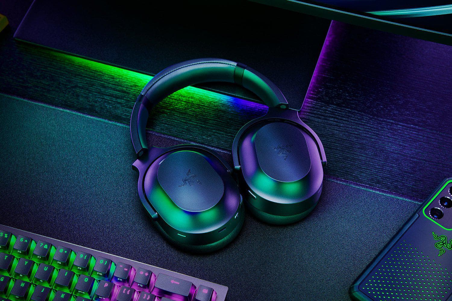Casti Gaming Head-band Razer Barracuda Pro, Wireless, Noise-canceling, Negru
