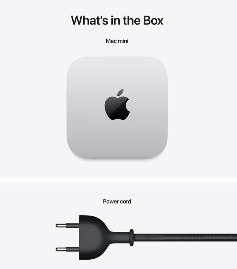 Mac mini: Apple M4 Pro (CPU 14-core, GPU 20-core, Neural - 3