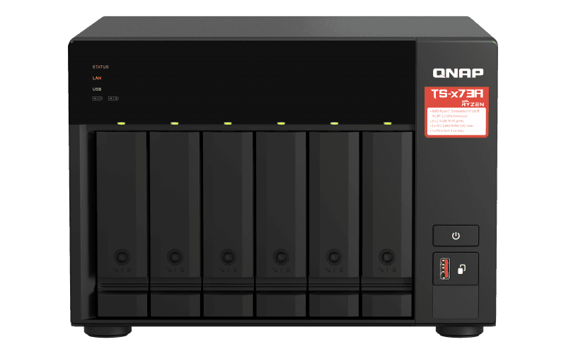 NAS QNAP 673A 6-Bay, CPU AMD Ryzen V1000 series V1500B