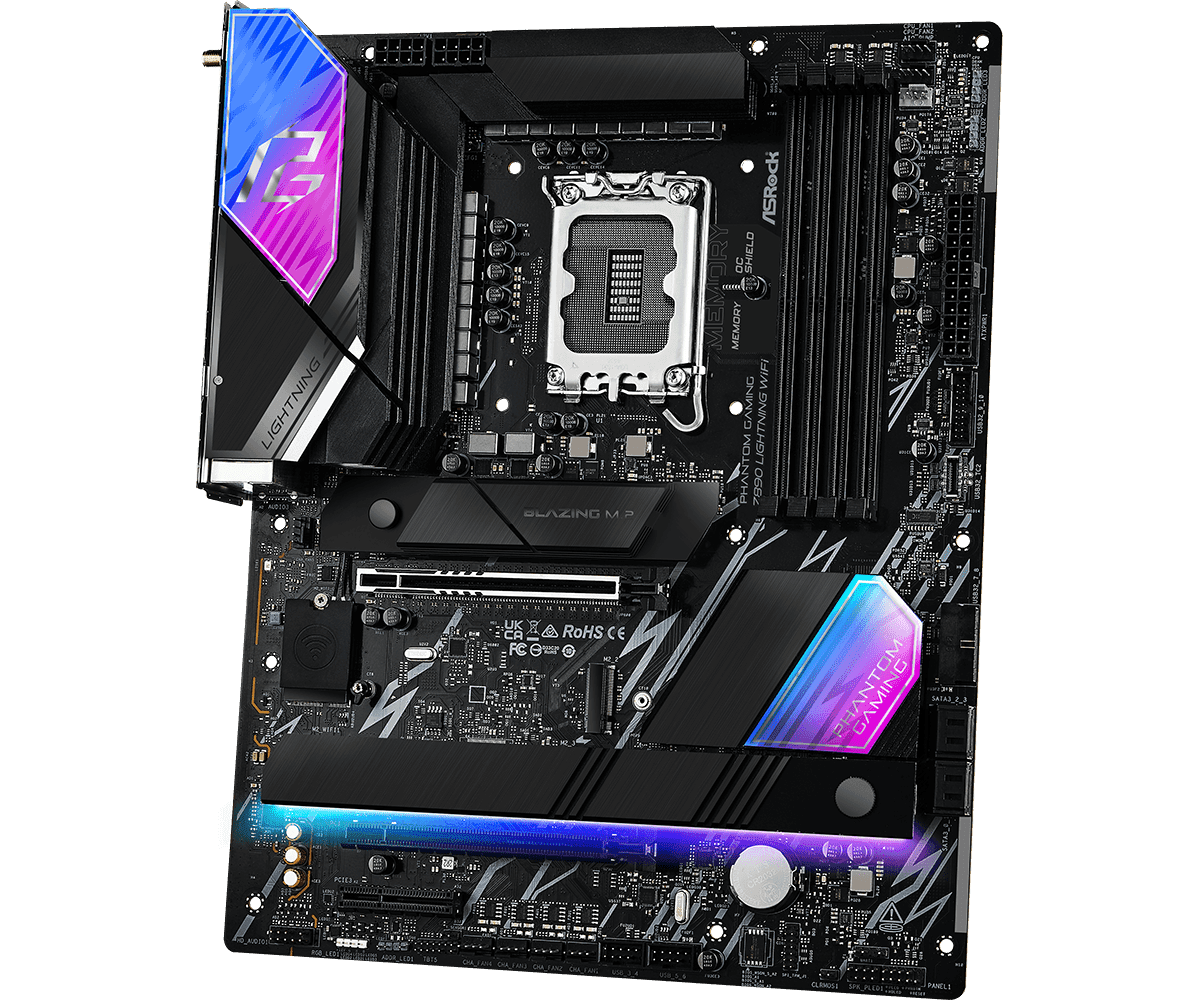 Placa de baza ASRock Phantom Gaming Z890 Lightning WiFi, Socket - 5