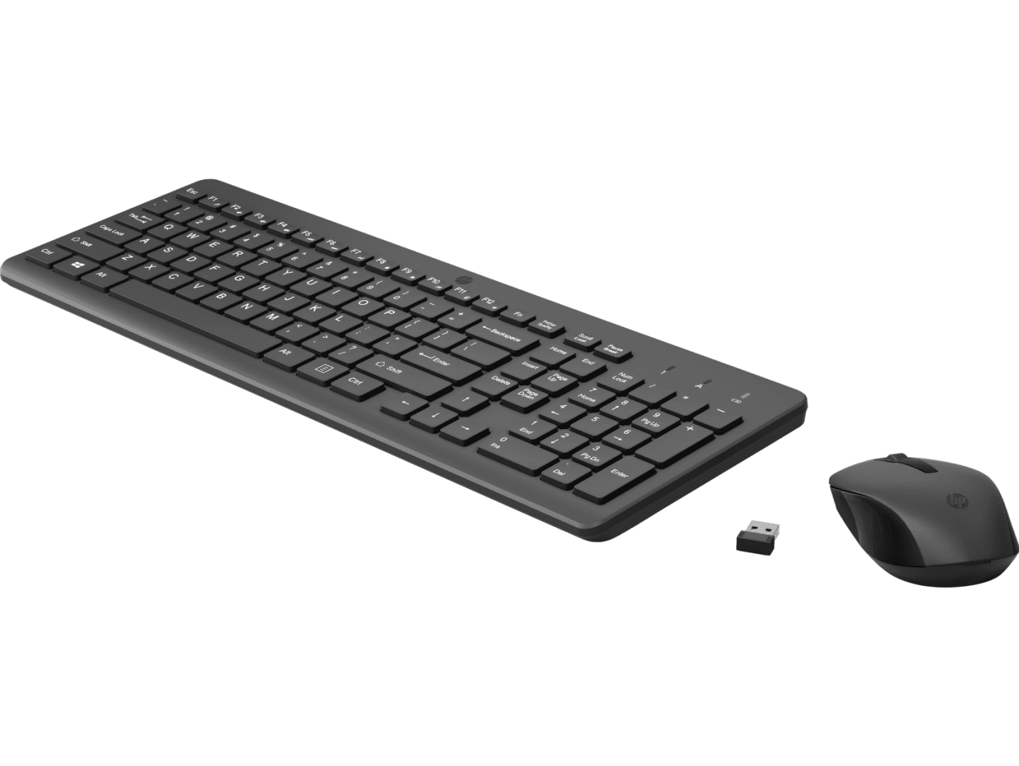 Kit tastatatura si mouse HP 330, wireless, negru - 2