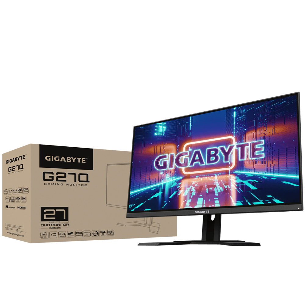 Monitor Gigabyte G27Q Gaming Monitor  Panel Size (diagonal) 2‎7" - 8