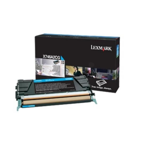 Toner Lexmark X746A3CG, cyan, 7 k, X746de , X748de ,