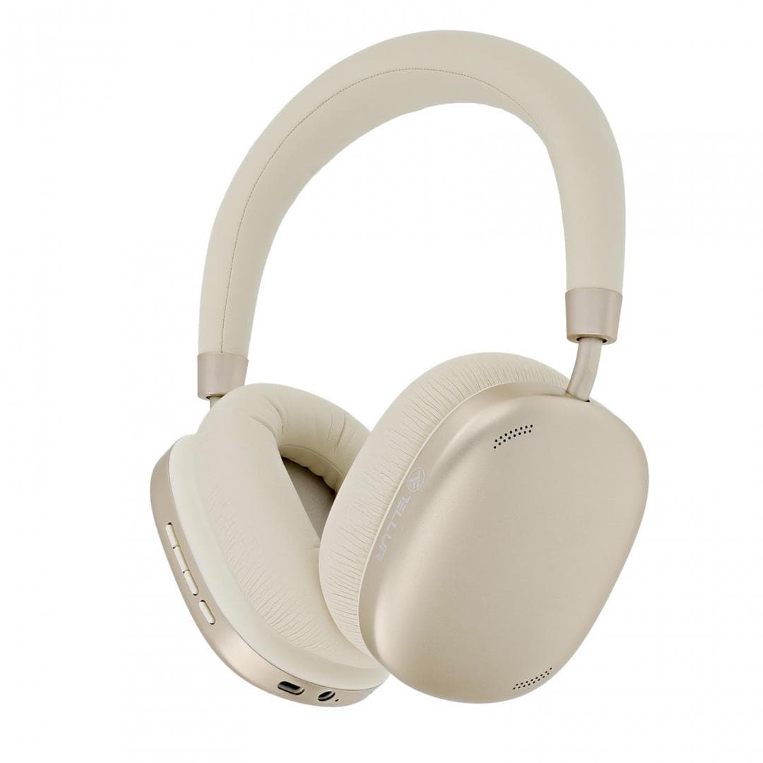 Casti Head-band Tellur Shade, Fara Fir, noise-canceling, Bej