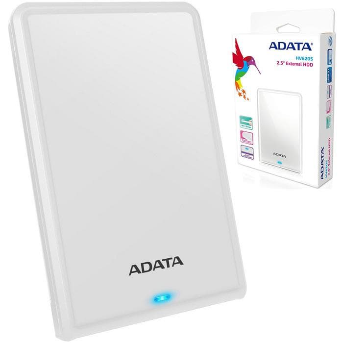 HDD Extern Adata HV620S, 2TB, Alb, USB 3.1 - 4