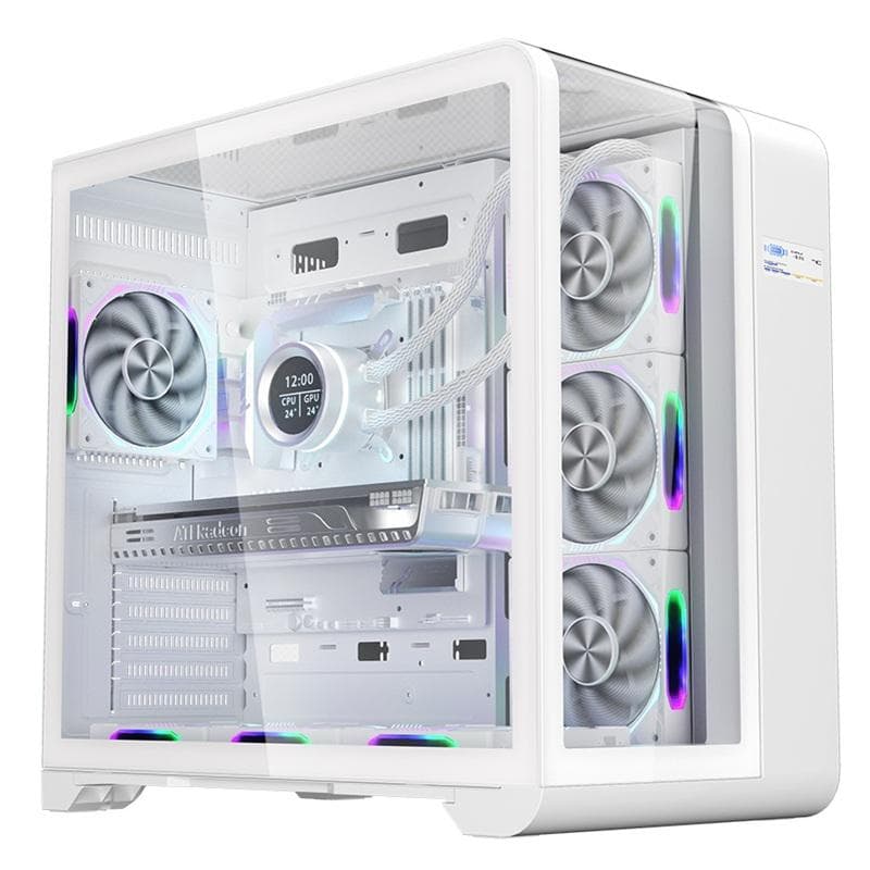 Carcasa 1STPLAYER RT7-WH, Mid Tower, White