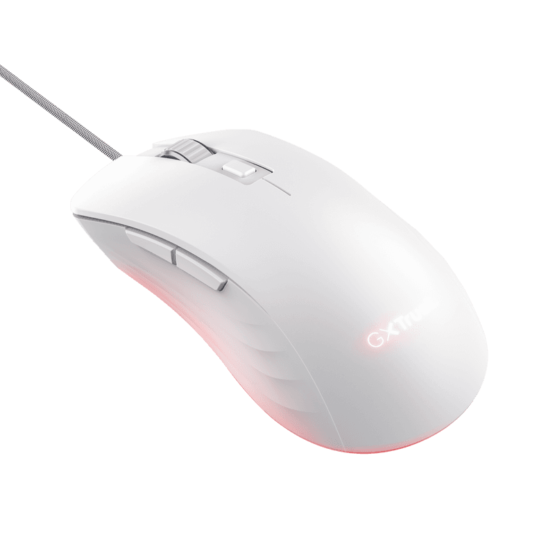 Mouse Trust GXT924W YBAR+ 25600 DPI, alb - 4