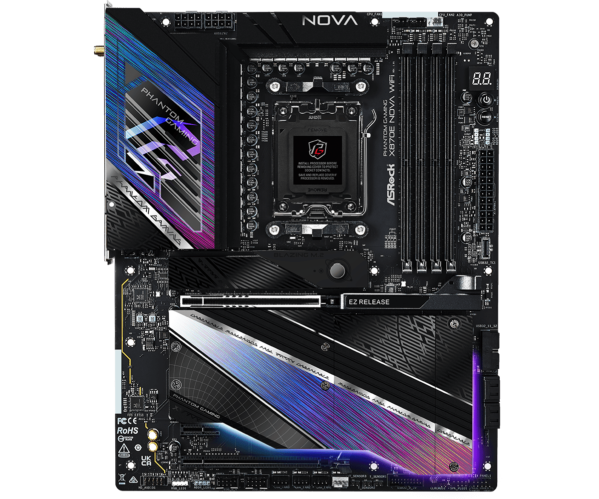 Placa de baza ASRock X870E NOVA WIFI, Socket AM5, DDR5, - 2