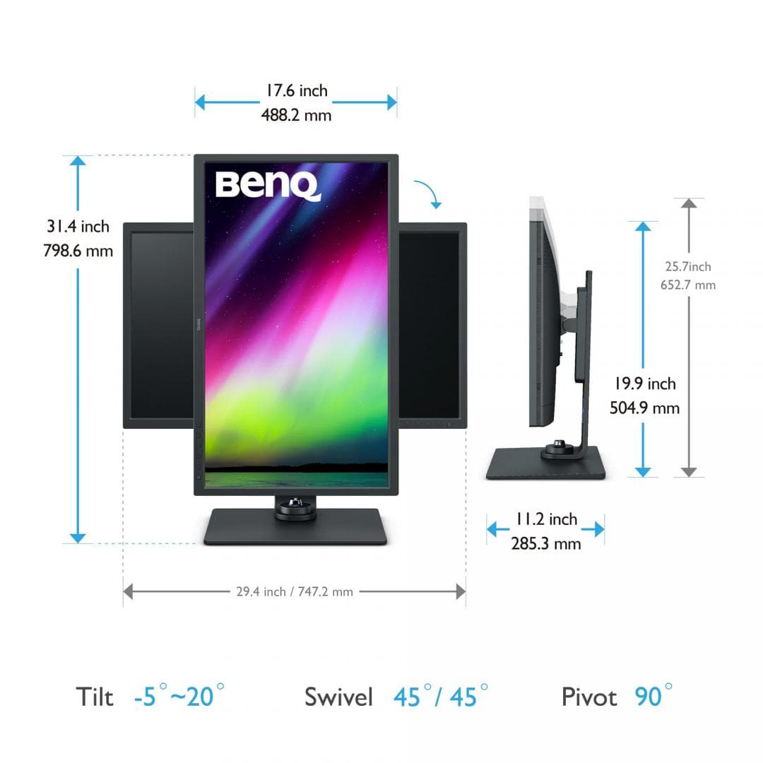 Monitor BenQ 31.2" SW321C - 10