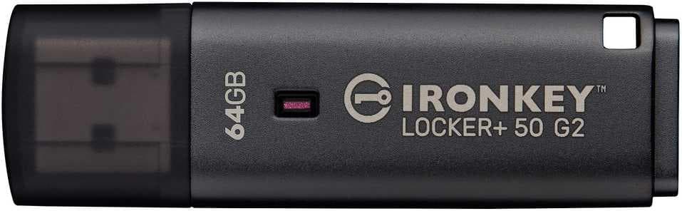 Memorie USB Kingston IronKey Locker+ 50 G2 64 GB, USB