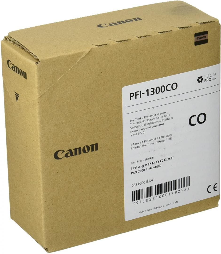 Cartus cerneala Canon PFI-1300CHO , chroma optimizer,transparent, capacitate 330ml, pentru