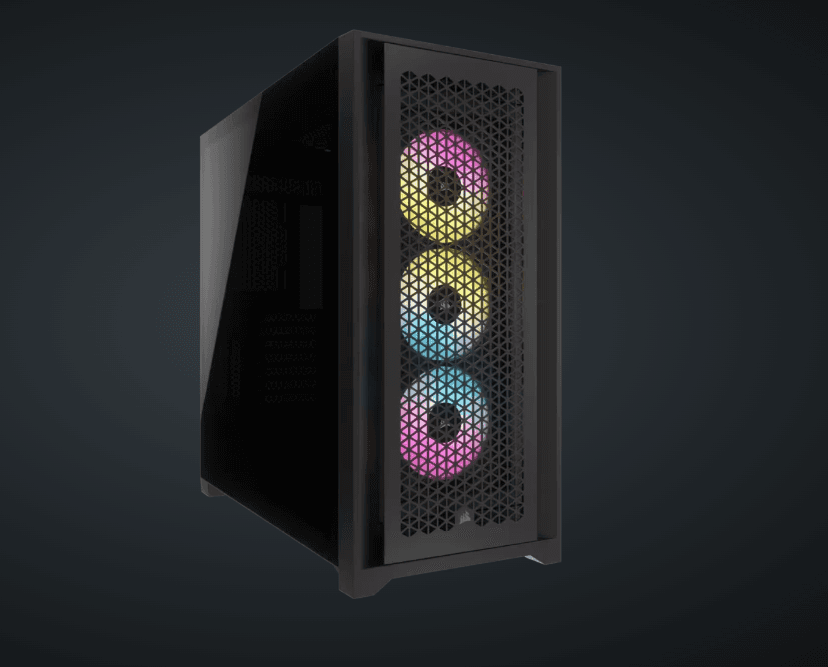 Carcasa Corsair iCUE 5000D RGB Airflow, Mid Tower, Black