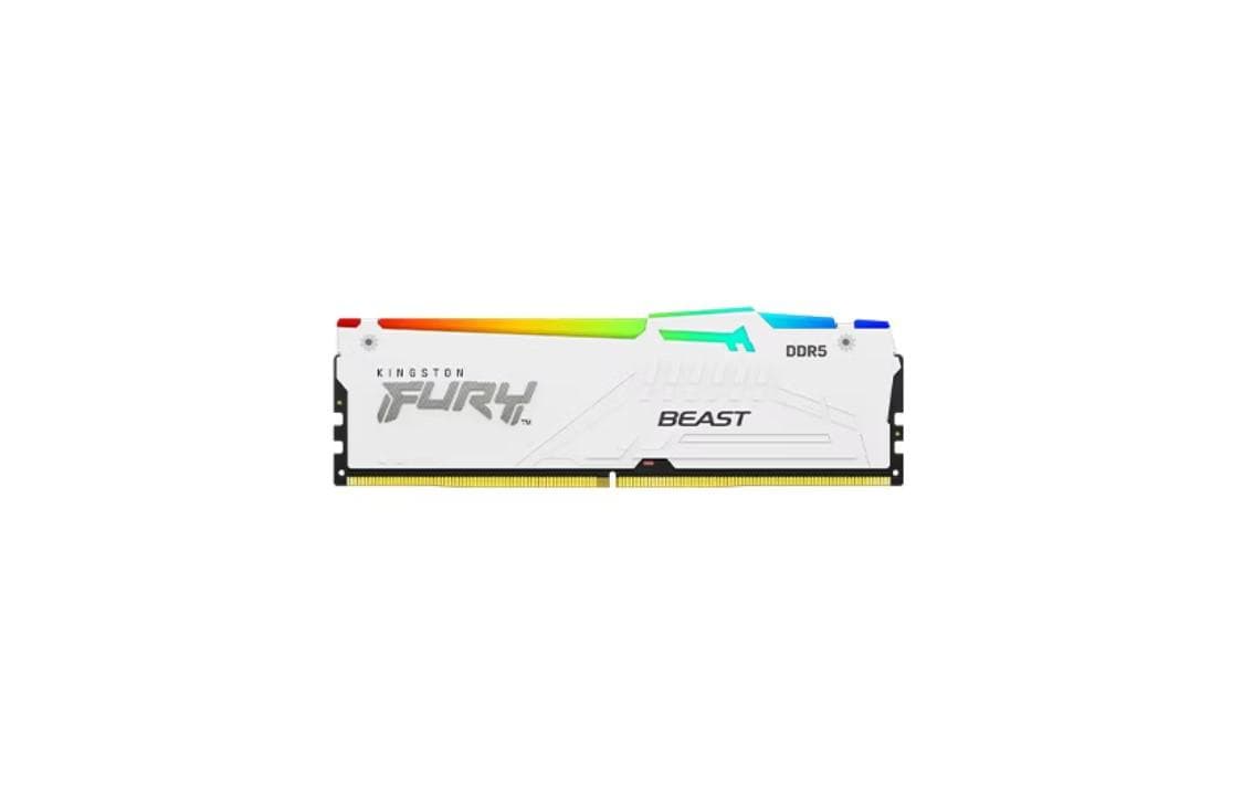Memorie RAM Kingston FURY Beast White RGB EXPO, 64GB DDR5, - 2