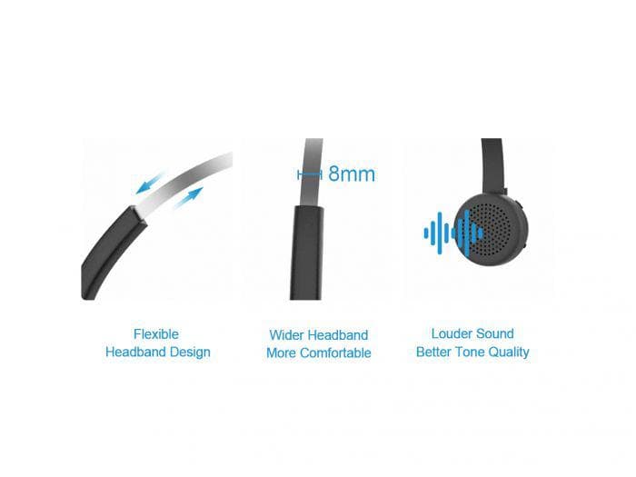 Casti Mono-casca CONCEPTRONIC POLONA03BD, Fara Fir, noise-canceling, Negru - 3