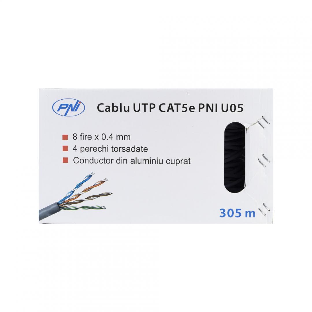 Cablu UTP CAT5e PNI U05 cu 4 perechi pentru internet - 7